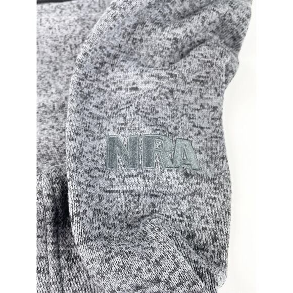 NRA National Rifle Association Fleece Pullover 1/4 Zip Mens Size XL Embroidered - Picture 6 of 8